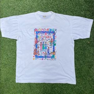 Vintage 1997 James Rizzi Monterey Jazz Festival T-Shirt Size Large